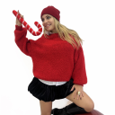 maglione girocollo xmas